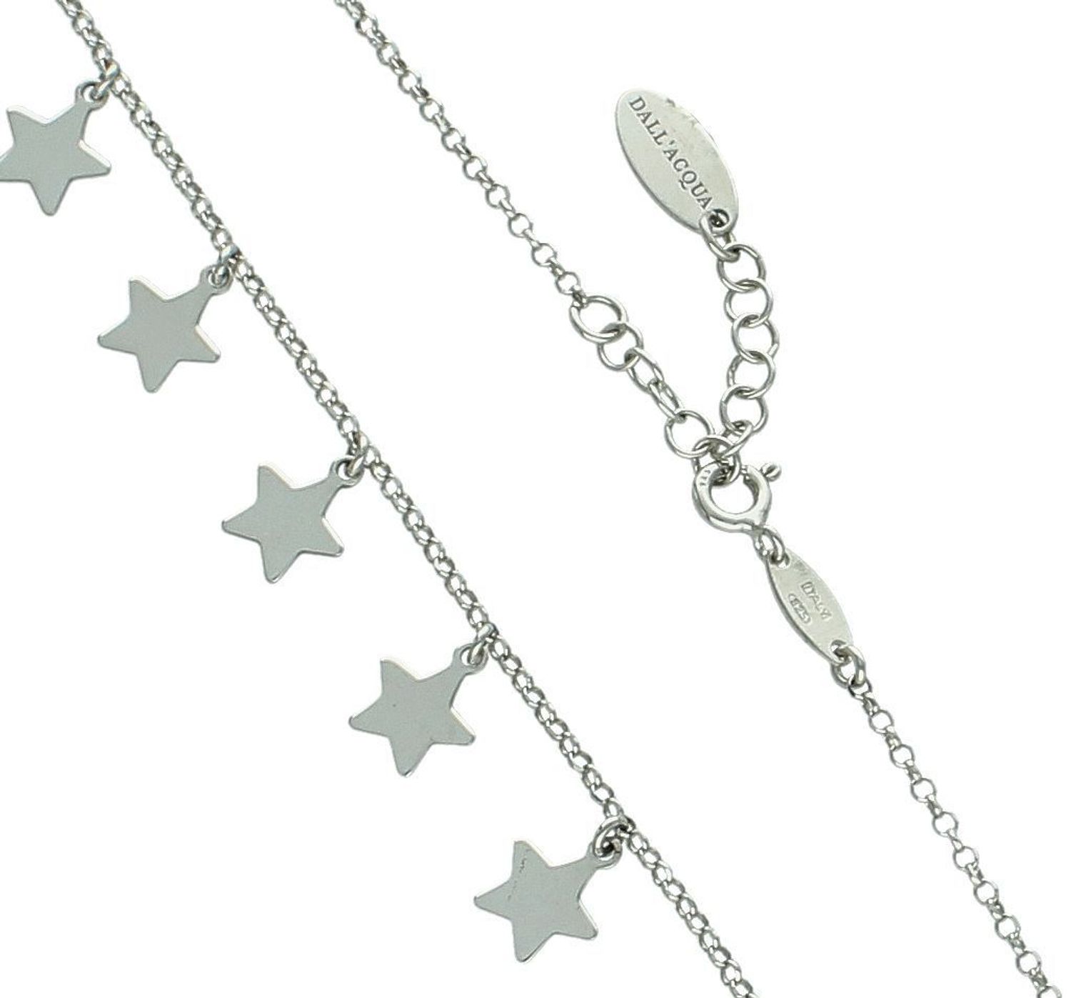 Naszyjnik srebrny damski gwiazdy dla Gwiazdy C RM 20416 MOD 084 ✓Naszyjnik posiada cztery ozdobne srebrne gwiazdki✓ naszyjniki celebrytki1.jpg